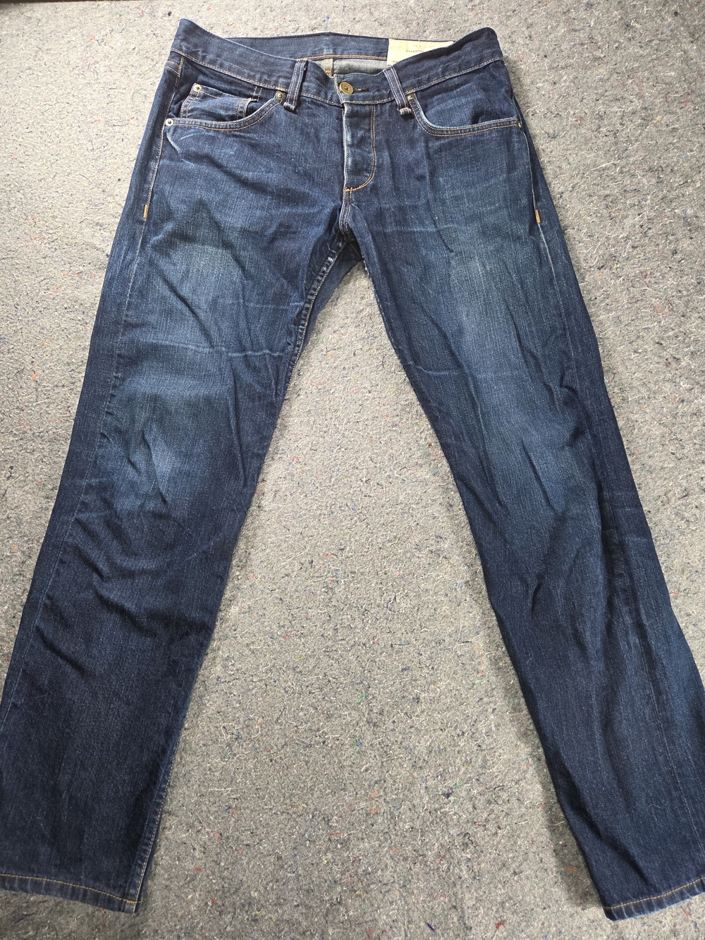 rag & bone Men’s 31 Fit 2 Slim Leg Raw Indigo Jeans M1223C401